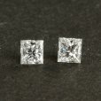 画像1: ダイヤモンド プリンセスカット 平均0.170ct ４月誕生石　 (1)