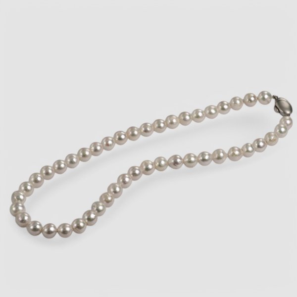 画像3: 【お値打ち品】アコヤパール 約9×9.5mmパールネックレス