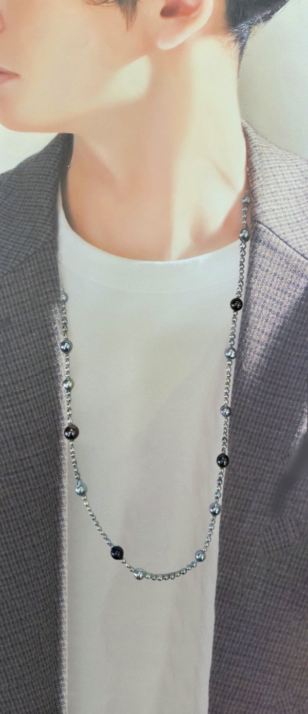 画像8: 黒蝶パール×アコヤパールネックレス