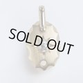 K18ダイヤモンド（0.468ct）入りプレートペンダント