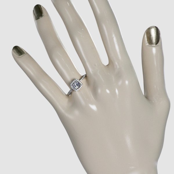 画像7: sv925 クッションカットcz取り巻きリング