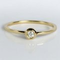 K18YG ダイヤモンドリング(0.087ct)