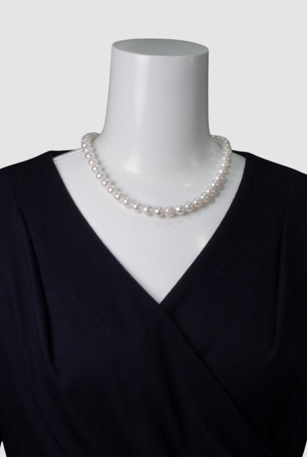 画像7: 【お値打ち品】アコヤパール 約9×9.5mmパールネックレス