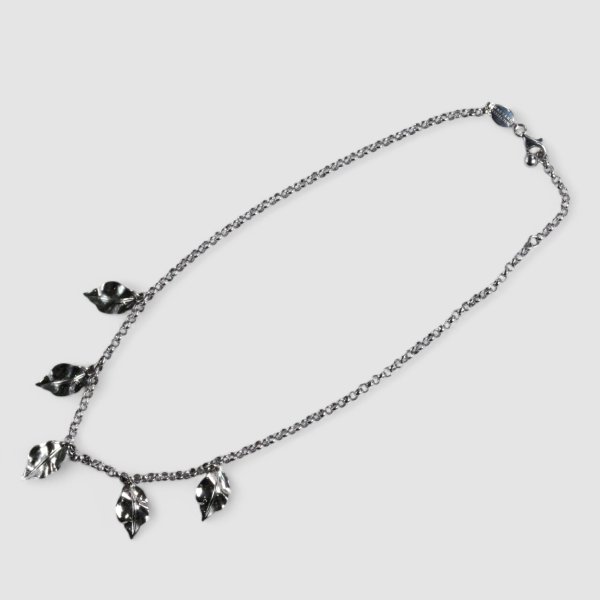 画像7: 【特価】sv925リアルリーフモチーフネックレス