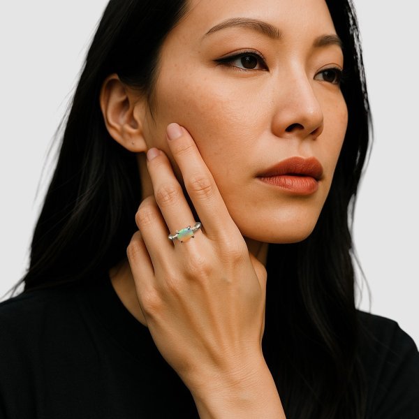 画像7: Pt900オパールリング