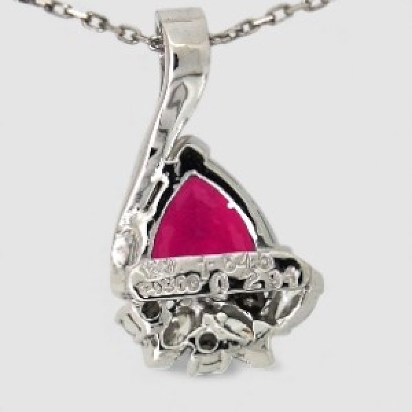 画像6: 【オーダー例】Pt900ピンクトルマリンダイヤ入りペンダント制作