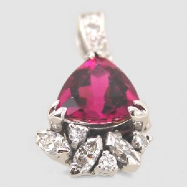 画像5: 【オーダー例】Pt900ピンクトルマリンダイヤ入りペンダント制作