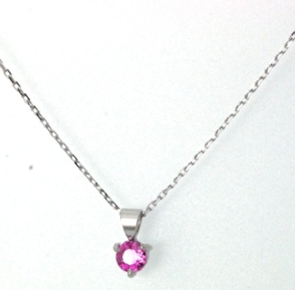 画像5: 【オーダー例】K18WGピンクサファイアペンダント制作