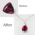 画像1: 【オーダー例】Pt900ピンクトルマリンダイヤ入りペンダント制作 (1)