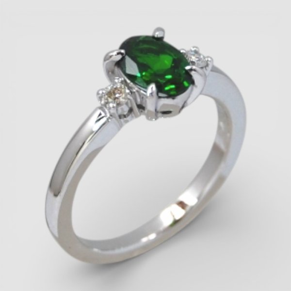 画像4: 【オーダー例】K18WGグリーンガーネットリング