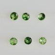 画像1: グリーンガーネット ラウンドφ約1.8mm 1月誕生石 (1)