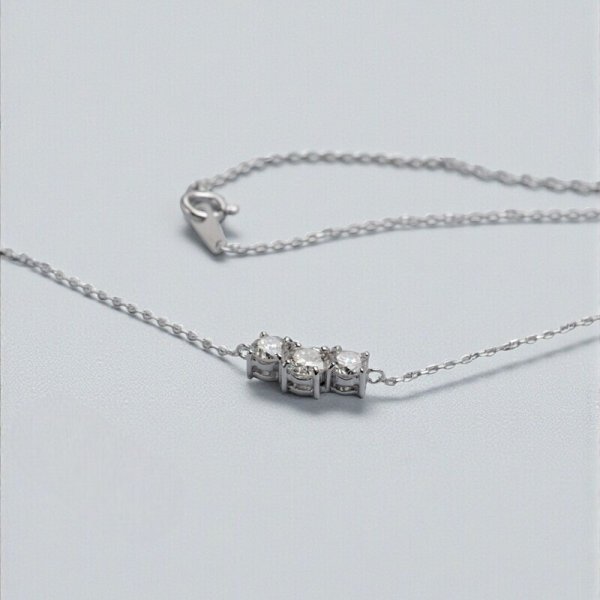 画像5: 【オーダー例】3粒ダイヤモンドのペンダント制作