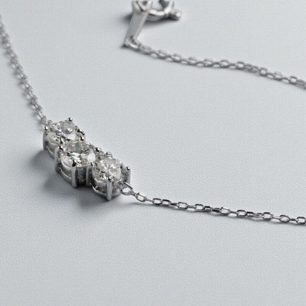 画像4: 【オーダー例】3粒ダイヤモンドのペンダント制作