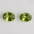 画像1:  ペリドット 約5×7mm 平均0.826ct 8月誕生石 (1)