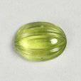 画像1: オーバルペリドット ライン　約9×7×厚み3.4mm　8月誕生石 (1)