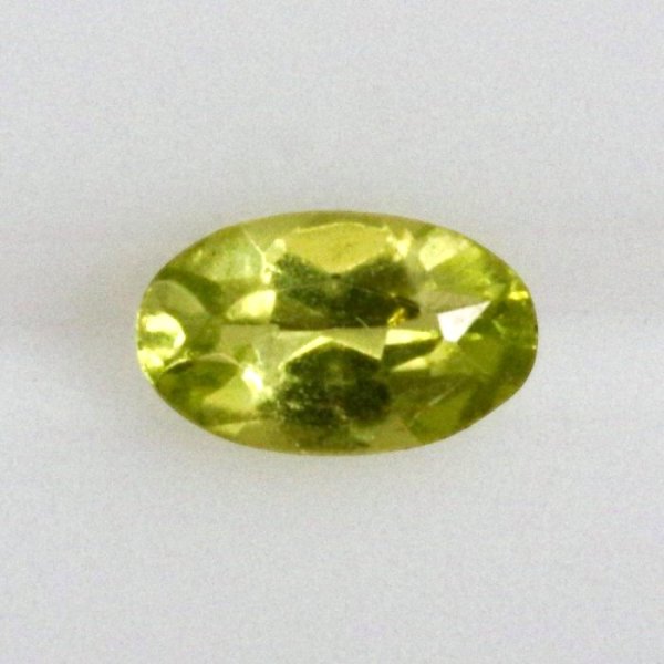 画像1: ペリドット オーバル 約4.9×3mm  0.21ct 8月誕生石