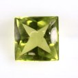 画像1: ペリドット 約6×6×厚み4mm　8月誕生石 (1)