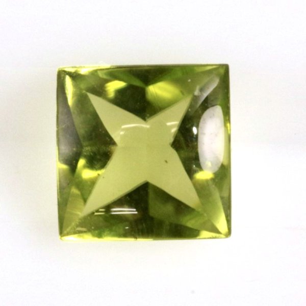 画像1: ペリドット 約6×6×厚み4mm　8月誕生石
