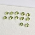 画像2:  ペリドット　直径約2.5mm 8月誕生石 (2)