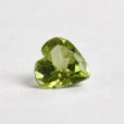画像2:  ペリドット　ハート 約5mm 0.453ct 8月誕生石 (2)