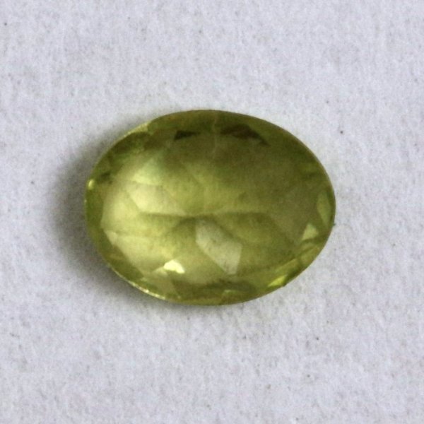 画像3: ペリドット オーバル 約4.9×3.8 0.32ct 8月誕生石