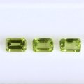 ペリドット オクタゴンカット　約6×4mm　8月誕生石