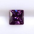 画像1: アメジスト スクエア 約5×5mm 1.08ct 2月誕生石 (1)