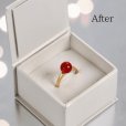画像6: 【オーダー例】サンゴのルースからリングをオーダー (6)