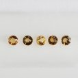 画像4: シトリン 直径約2.5mm  11月誕生石 (4)