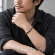 画像5: 【オーダー例】黒蝶パールブレスレット｜メンズ・男女兼用 (5)