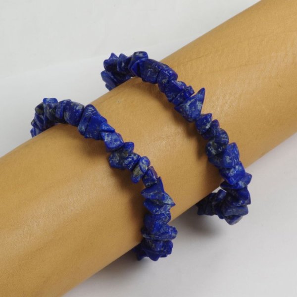 画像4: ラフカット ラピスラズリ(アフガニスタン産)ブレスレット  12月誕生石