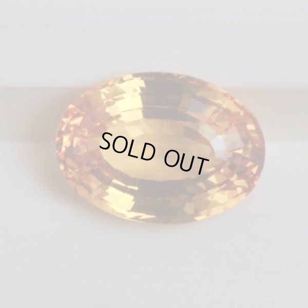 画像1: ○当店蔵出し品○ シトリン　オーバル　約14×10mm 9.124ct