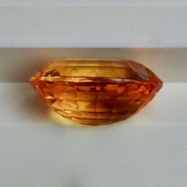 画像2: ○当店蔵出し品○ シトリン　オーバル　約14×10mm 9.124ct