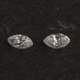 画像2: マーキスダイヤモンド 平均0.11ct ４月誕生石　 (2)