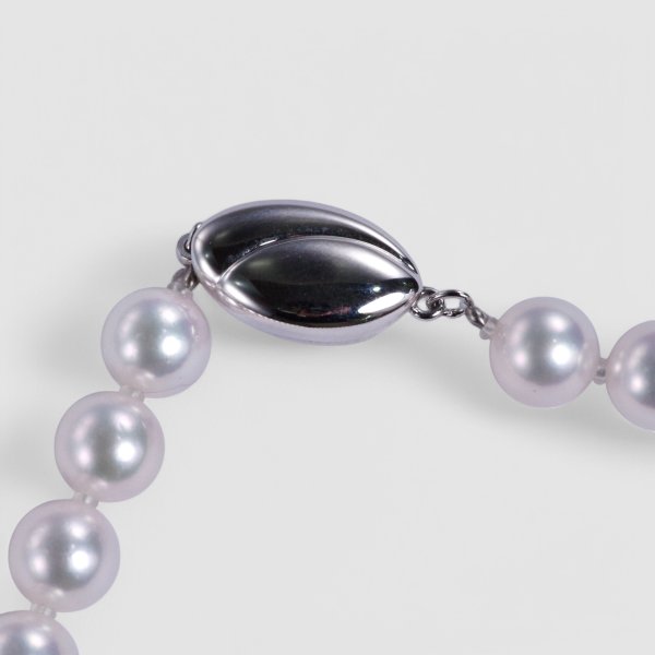 画像3: ★真珠てりクロス付★アコヤパールネックレス