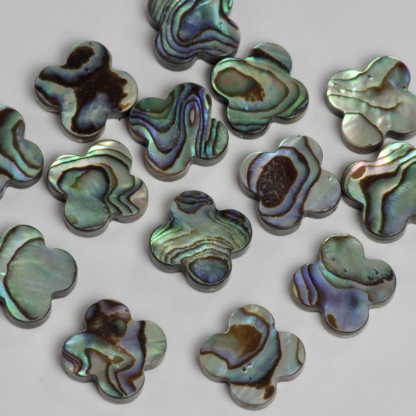 画像4: アバロンシェル 4枚花ルース 約16mm