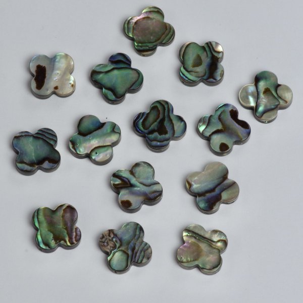 画像5: アバロンシェル 4枚花ルース 約16mm