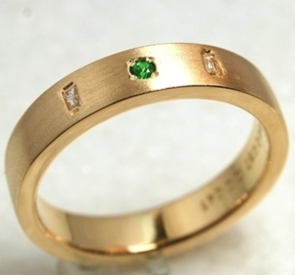 画像1: 【オーダー例】 Pt850/K18ネックレスを溶かしてK18メンズリング制作