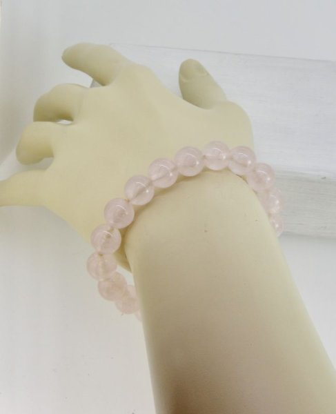 画像7: ローズクォーツブレスレット (7)