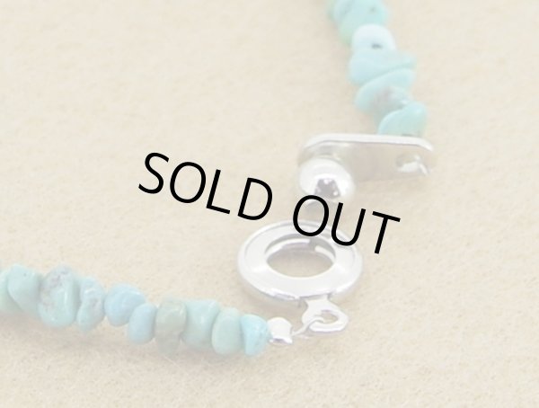 画像5: ターコイズサザレ&シルバーパーツ ブレスレット (5)