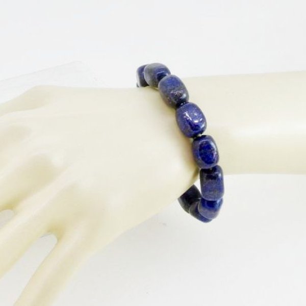 画像7: ラピスラズリタンブル　ブレスレット (7)