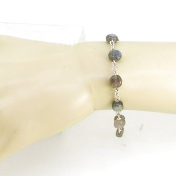 画像6: sv925ラブラドライトブレスレット (6)