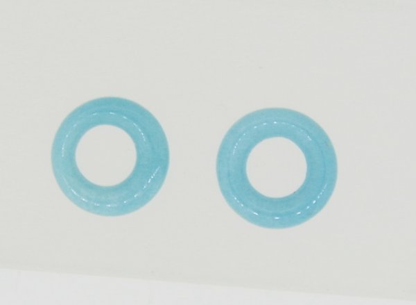 画像3: ドーナツ型ターコイズ(トルコ石)　12月誕生石 (3)