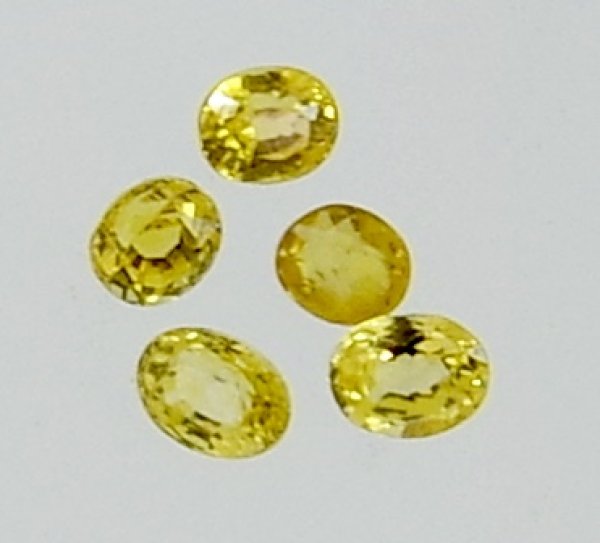 画像2: イエローサファイア　平均0.149ct　9月誕生石 (2)