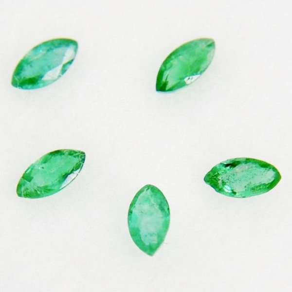 画像4: マーキスエメラルド 平均0.077ct ５月誕生石 (4)