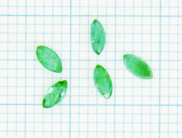 画像9: マーキスエメラルド 平均0.077ct ５月誕生石 (9)