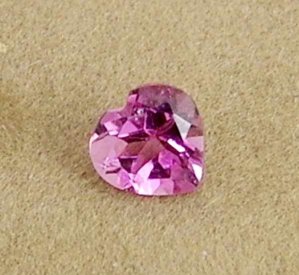 画像6: ピンクトルマリンハート　約5×5×厚み3mm　10月誕生石 (6)