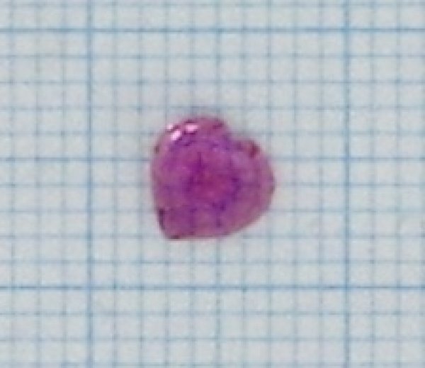 画像11: ピンクトルマリンハート　約5×5×厚み3mm　10月誕生石 (11)