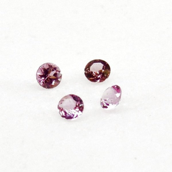 画像4: ピンクトルマリン ラウンド　0.025-0.029ct　10月誕生石 (4)