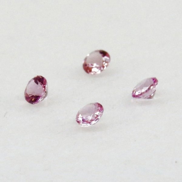 画像5: ピンクトルマリン ラウンド　0.025-0.029ct　10月誕生石 (5)